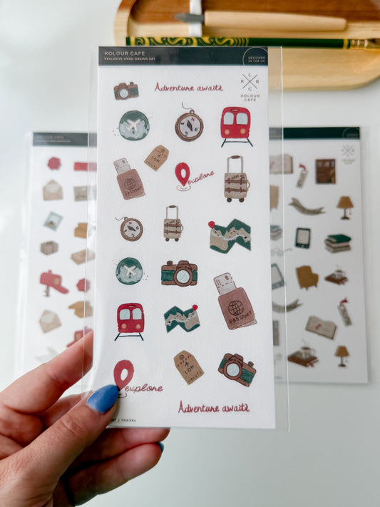 Kolour Cafe - Travel - Stickersheet