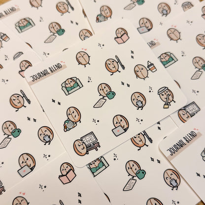 Stickersheet - Little Mocha