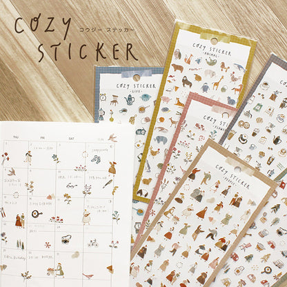 Mind Wave Cozy life Stickers (9 designs)
