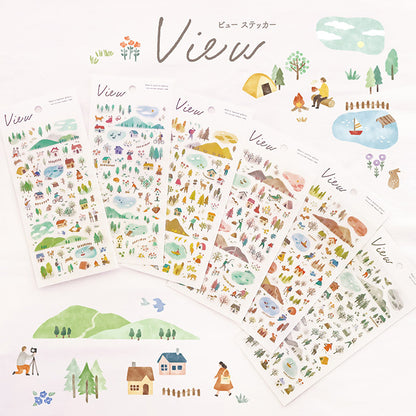 Mind Wave View Stickers (6 designs)