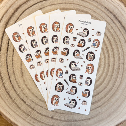 Stickersheet - Hedgehogs