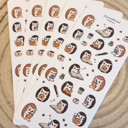 Stickersheet - Hedgehogs