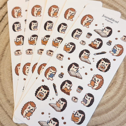 Stickersheet - Hedgehogs