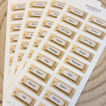 Stickersheet - Label plates 4.0