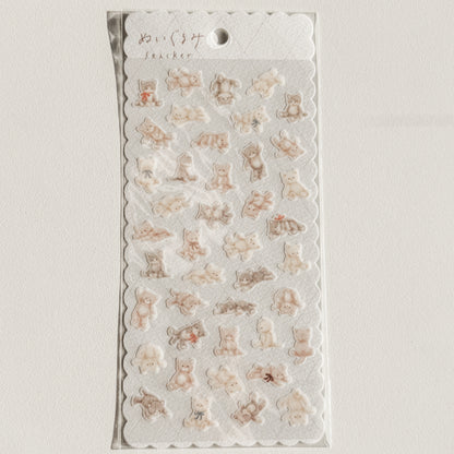 81605 - Mind Wave cat stuffed animal sticker
