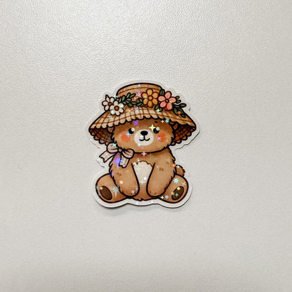 Sparkling bear - diecut stickers (6 designs)