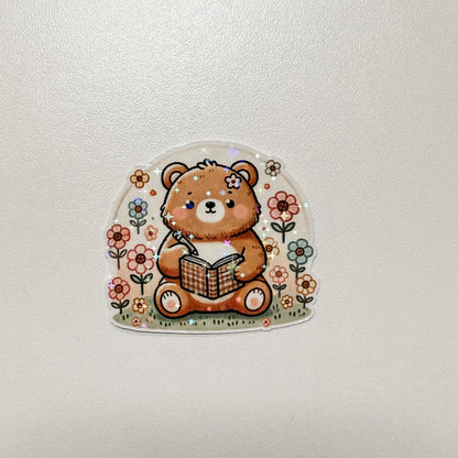 Sparkling bear - diecut stickers (6 designs)