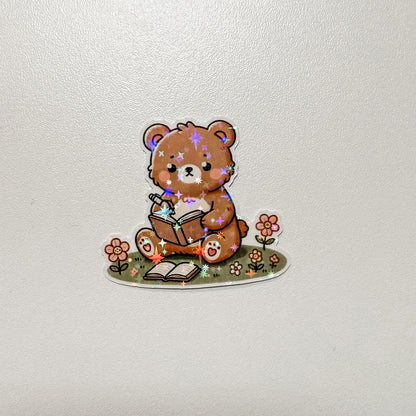 Sparkling bear - diecut stickers (6 designs)