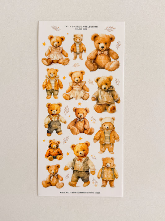 Kolour Cafe - N14 Teddy - Stickersheet