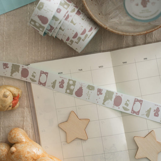 Sho Little Happiness Label Stickers Roll – Kuma