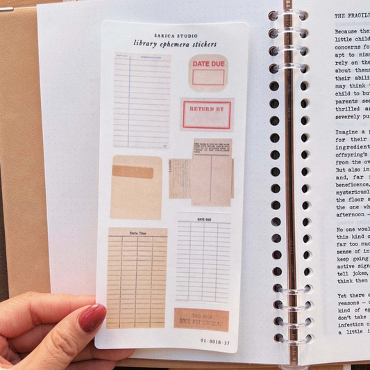 Sarica Studio - Library ephemera