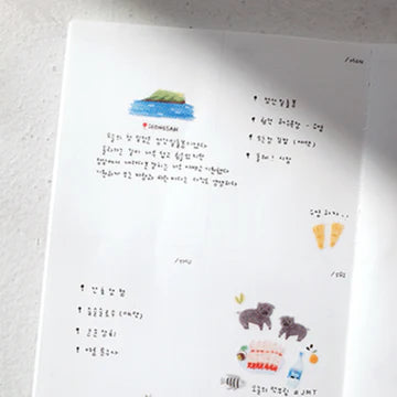 1092 - Stay in Jeju - Stickersheet