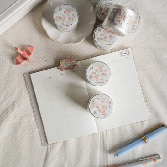 Sho Little Happiness - Stationery friends PET tape