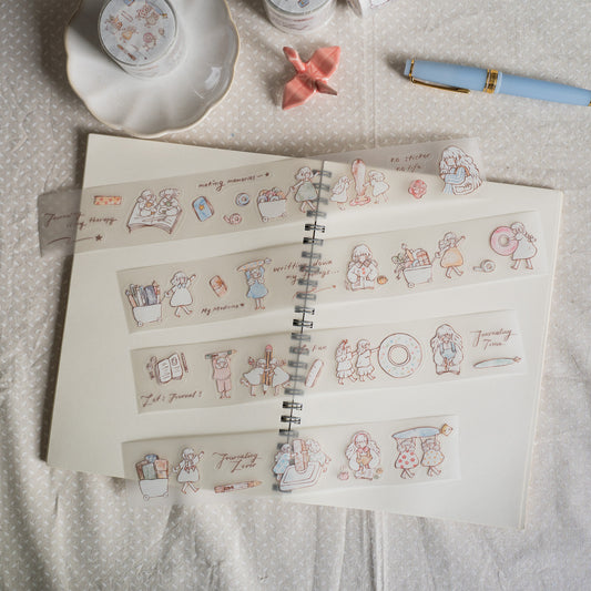 Sho Little Happiness - Stationery friends PET tape