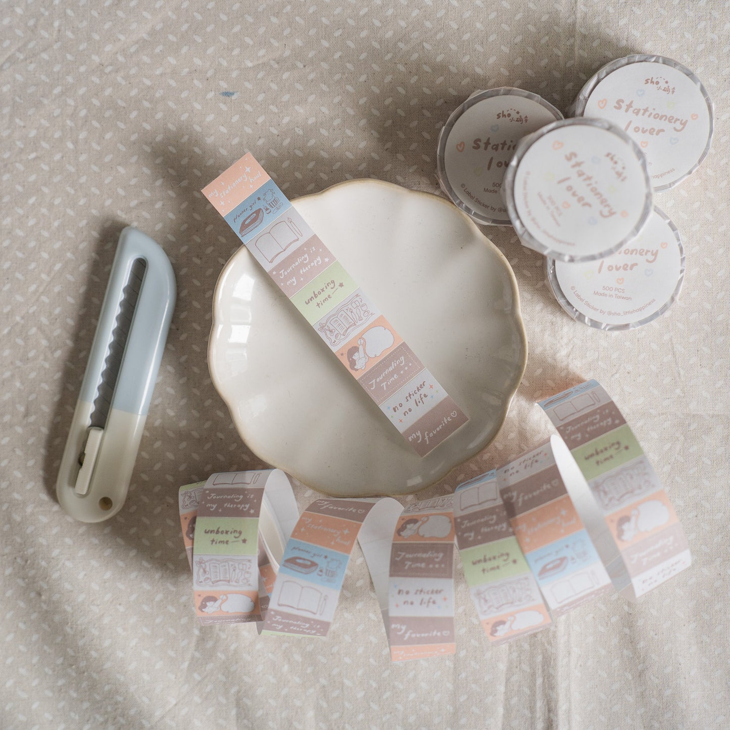 Sho Little Happiness Label Stickers Roll – Stationery Lover
