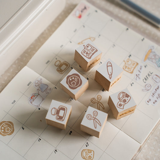 Sho Little Happiness Rubber stamps - Stationery
