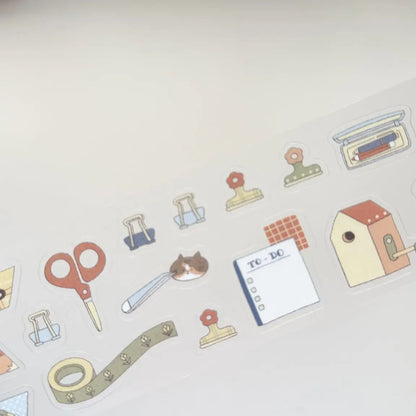 Kubo and Lucy x Idiot Sandwich - A cup of journaling - PET tape