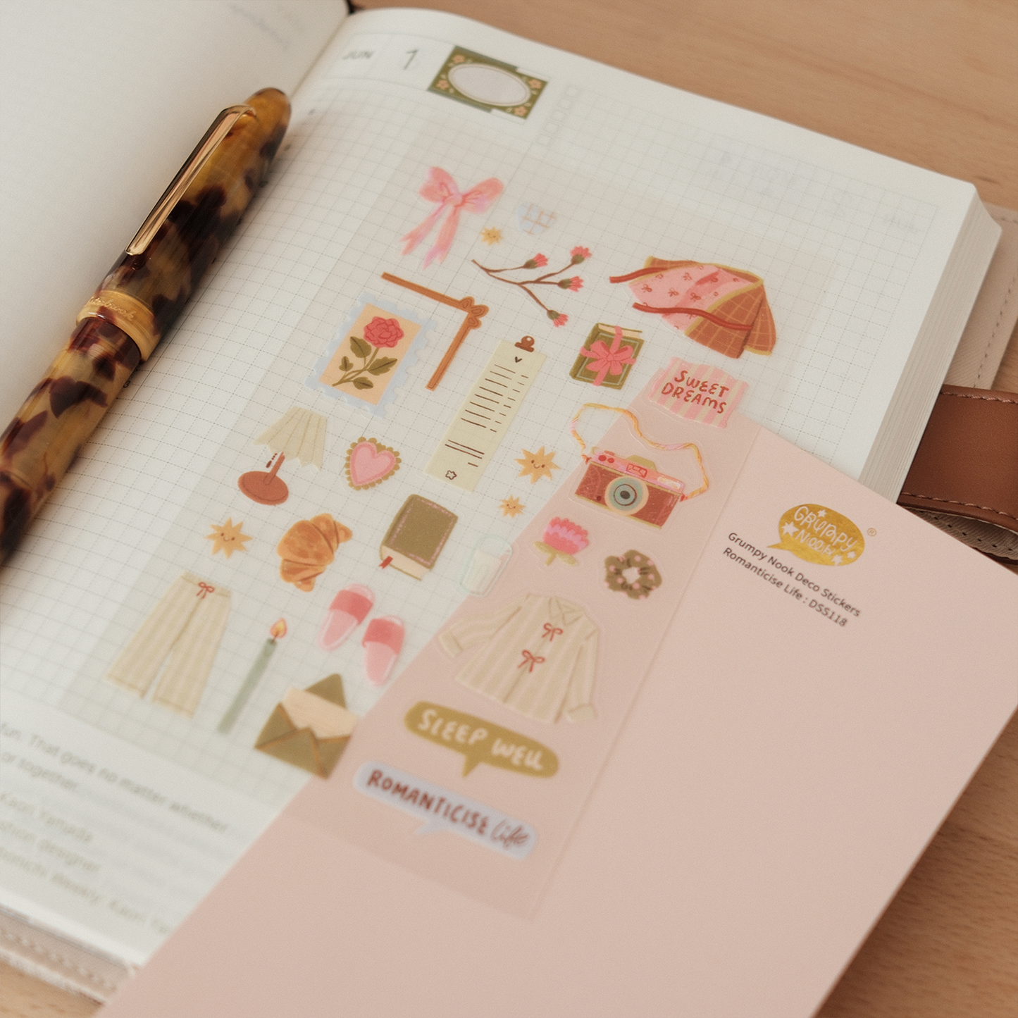 Grumpy Nook - Stickersheet - Romanticise Life