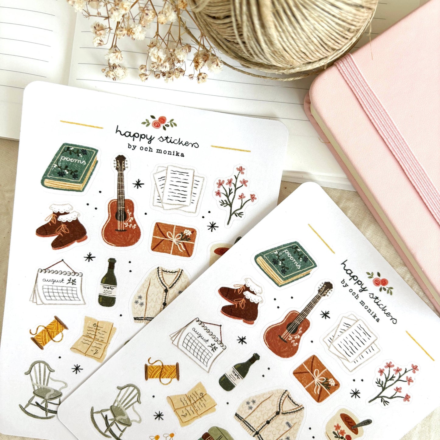 Folklore - Stickervel | Decor voor indie-folkmuziek