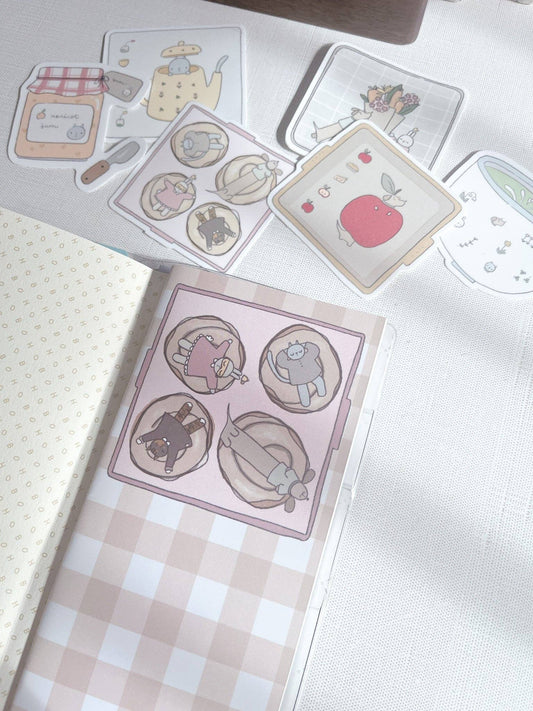 Kuboandlucy Stationery Co | Sticker Release Boek | Hobonichi Weeks Formaat