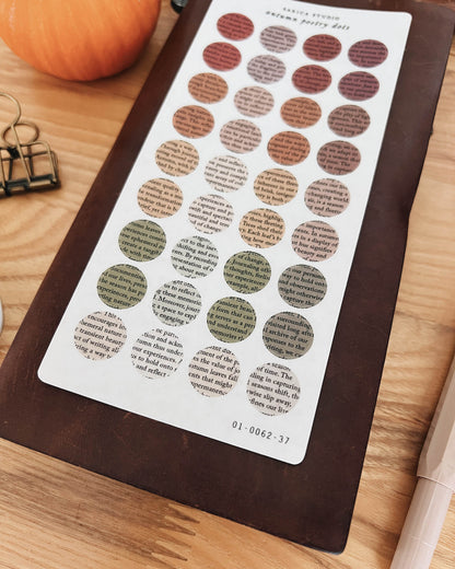 Sarica Studio - Autumn poetry dots