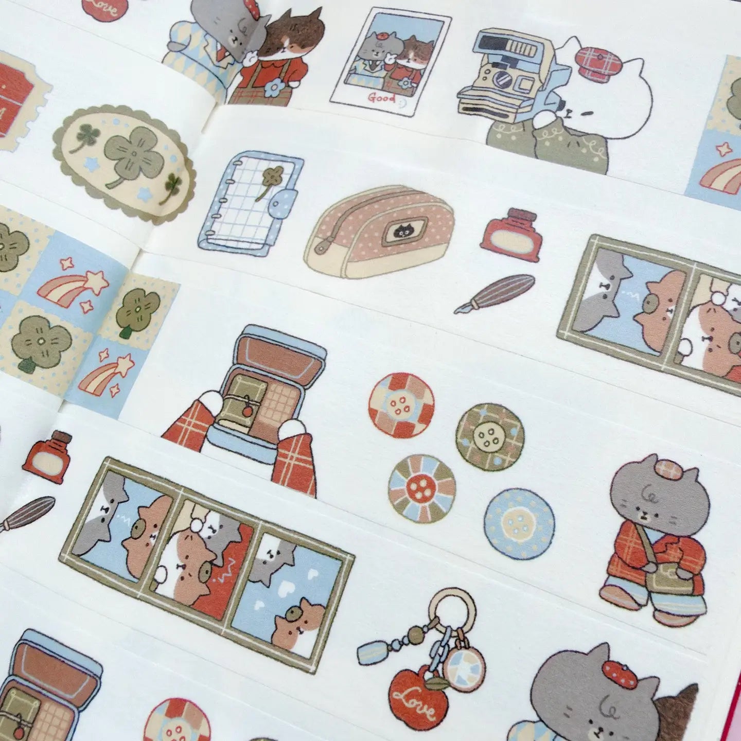 Kubo and Lucy x Idiot Sandwich - My journal Sips V.2 - polaroid - washi tape