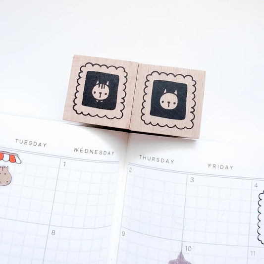 Kubo and Lucy x Dana ate Oatmeal - Kubo and Lucy - Rubber stamp