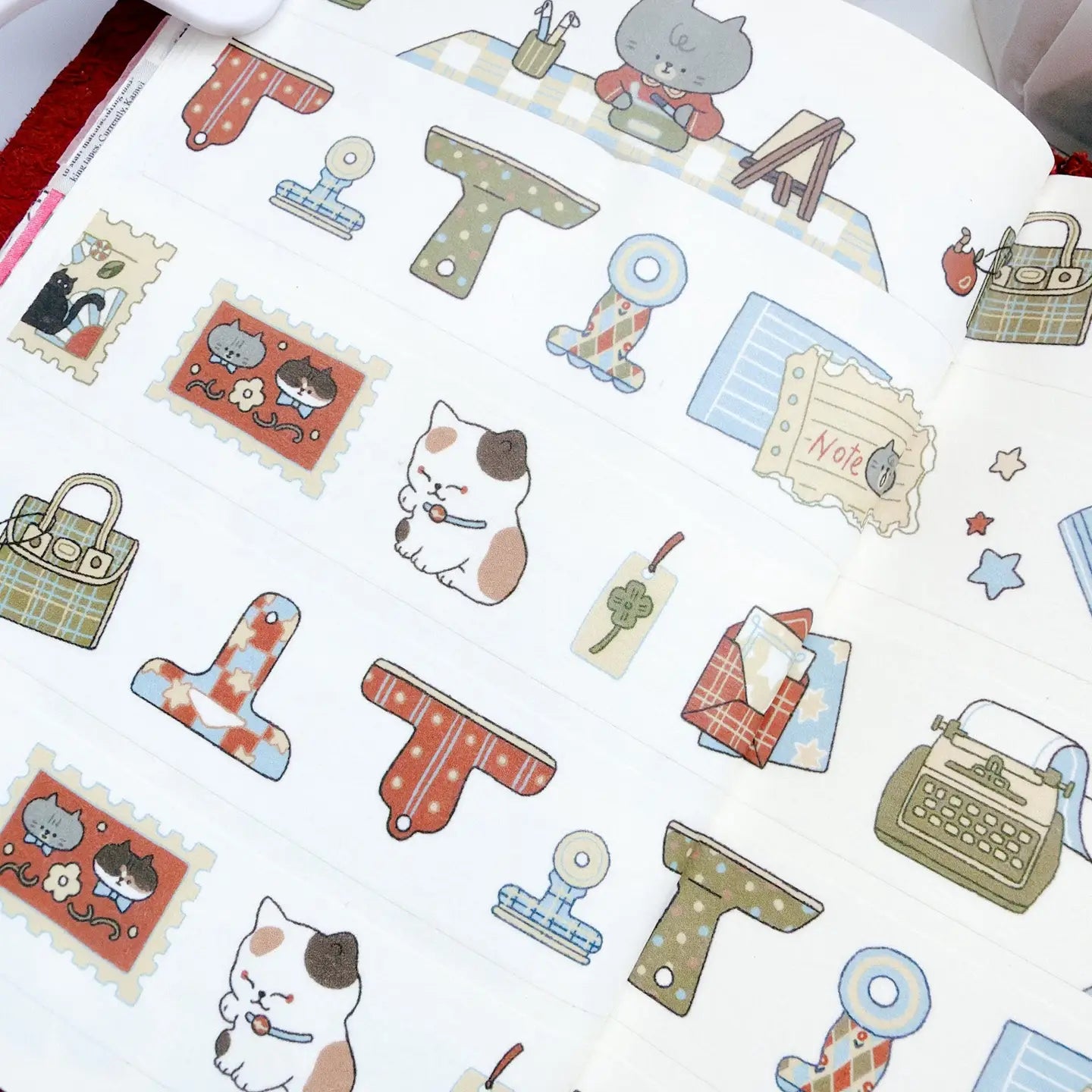 Kubo and Lucy x Idiot Sandwich - My journal Sips V.3 - Stationery - washi tape