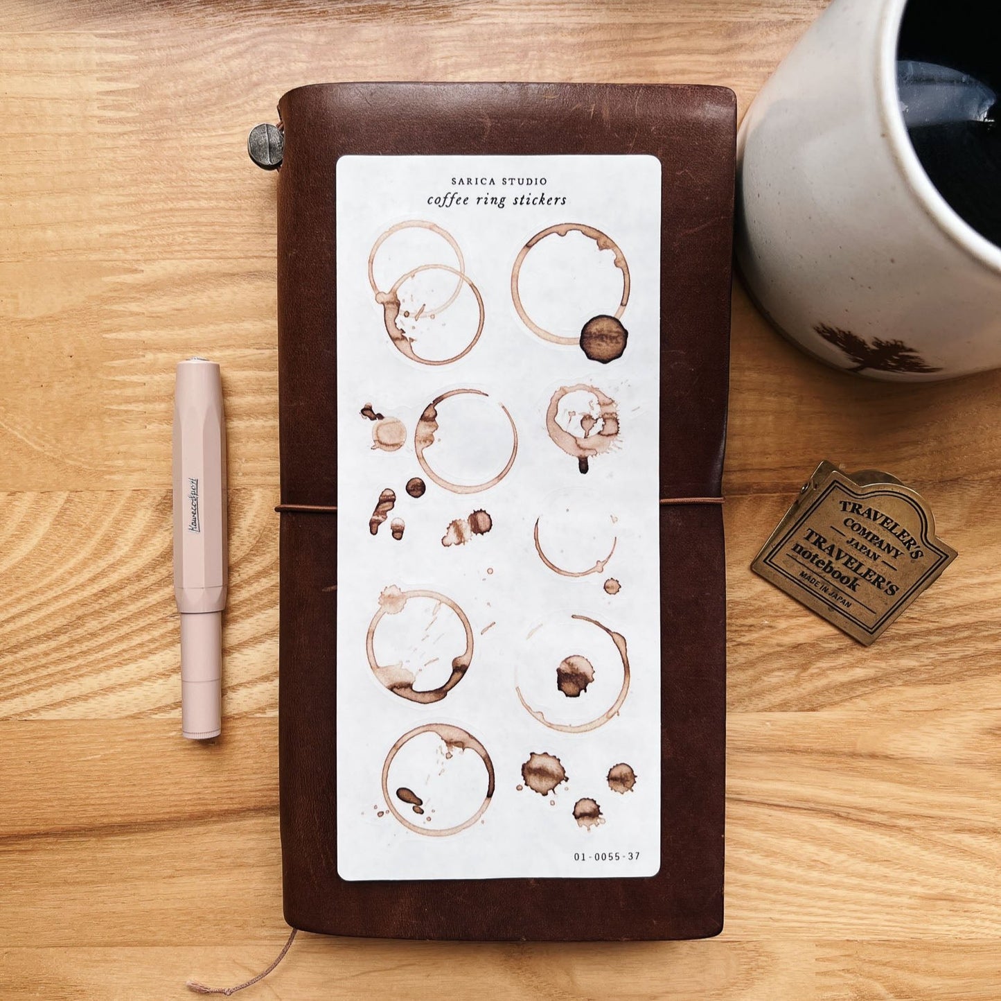 Sarica Studio - Coffee ring stickers