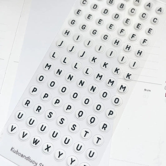 Kubo and Lucy - Friendship beads - Sticker sheet