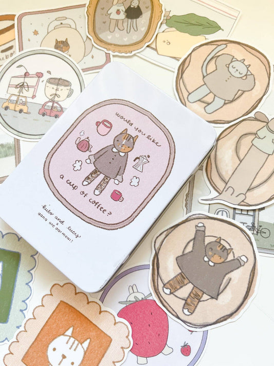 Kuboandlucy x Dana aten havermout | Vinyl Stickerset