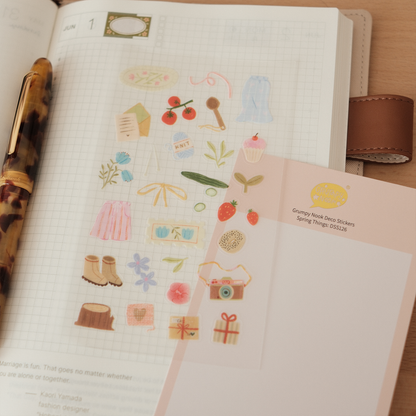 Grumpy Nook - Stickersheet - Spring Things