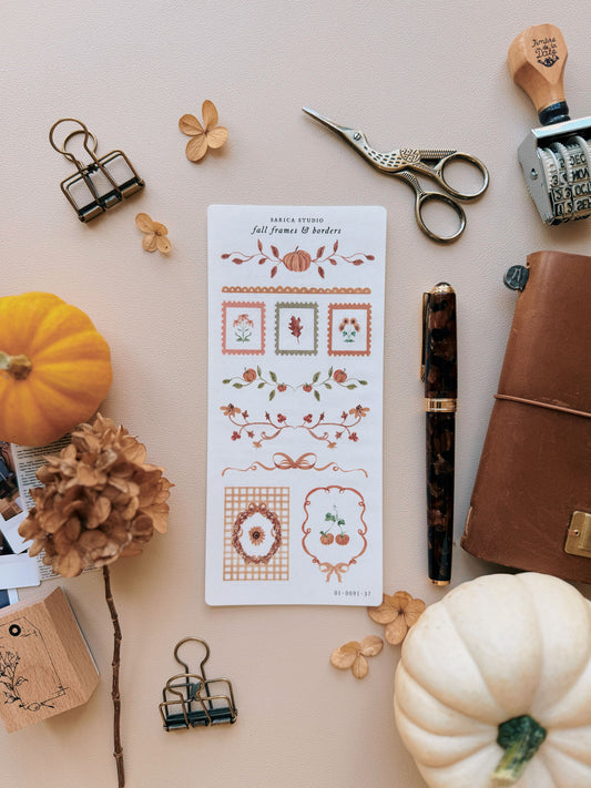 Sarica Studio - Fall frames & borders