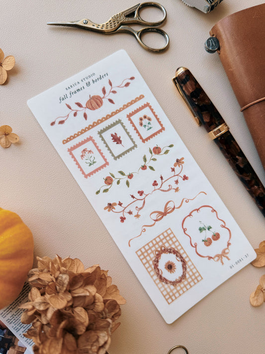 Sarica Studio - Fall frames & borders
