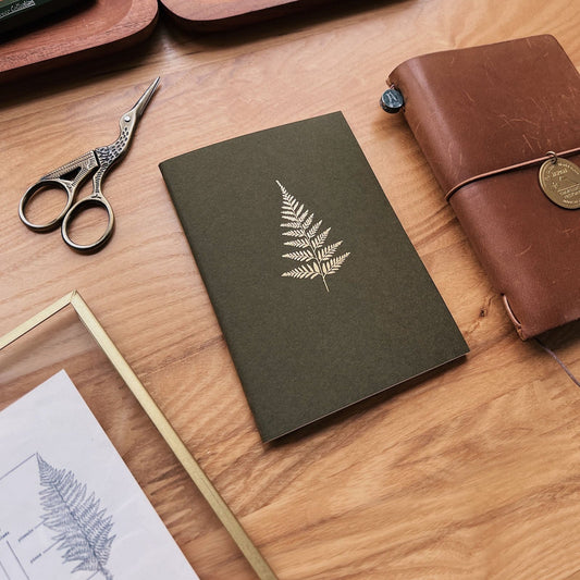 Sarica Studio - Fern notebook - Passport size TN