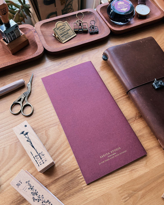 Sarica Studio - Floral notebook - Regular/Standard size TN