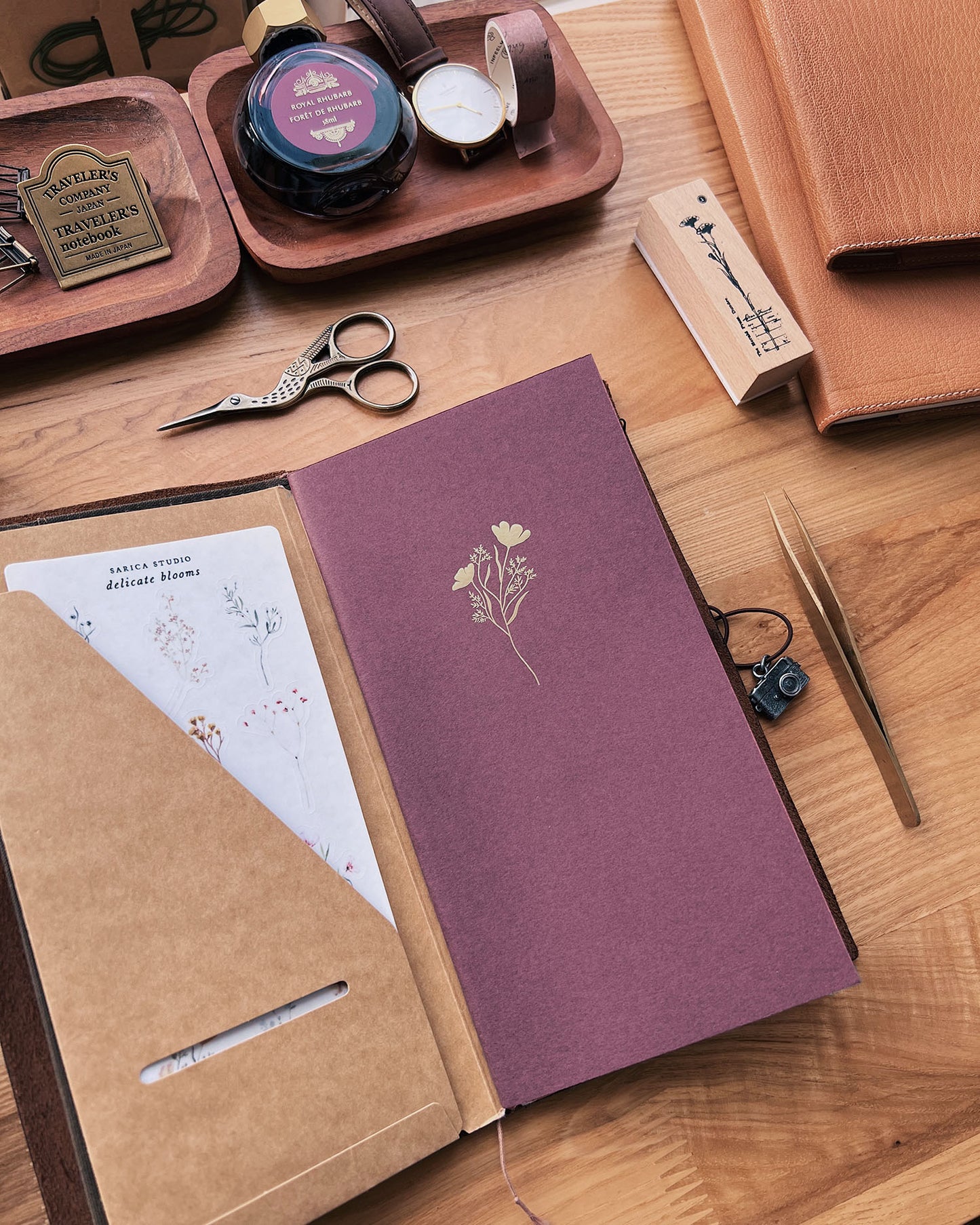 Sarica Studio - Floral notebook - Regular/Standard size TN