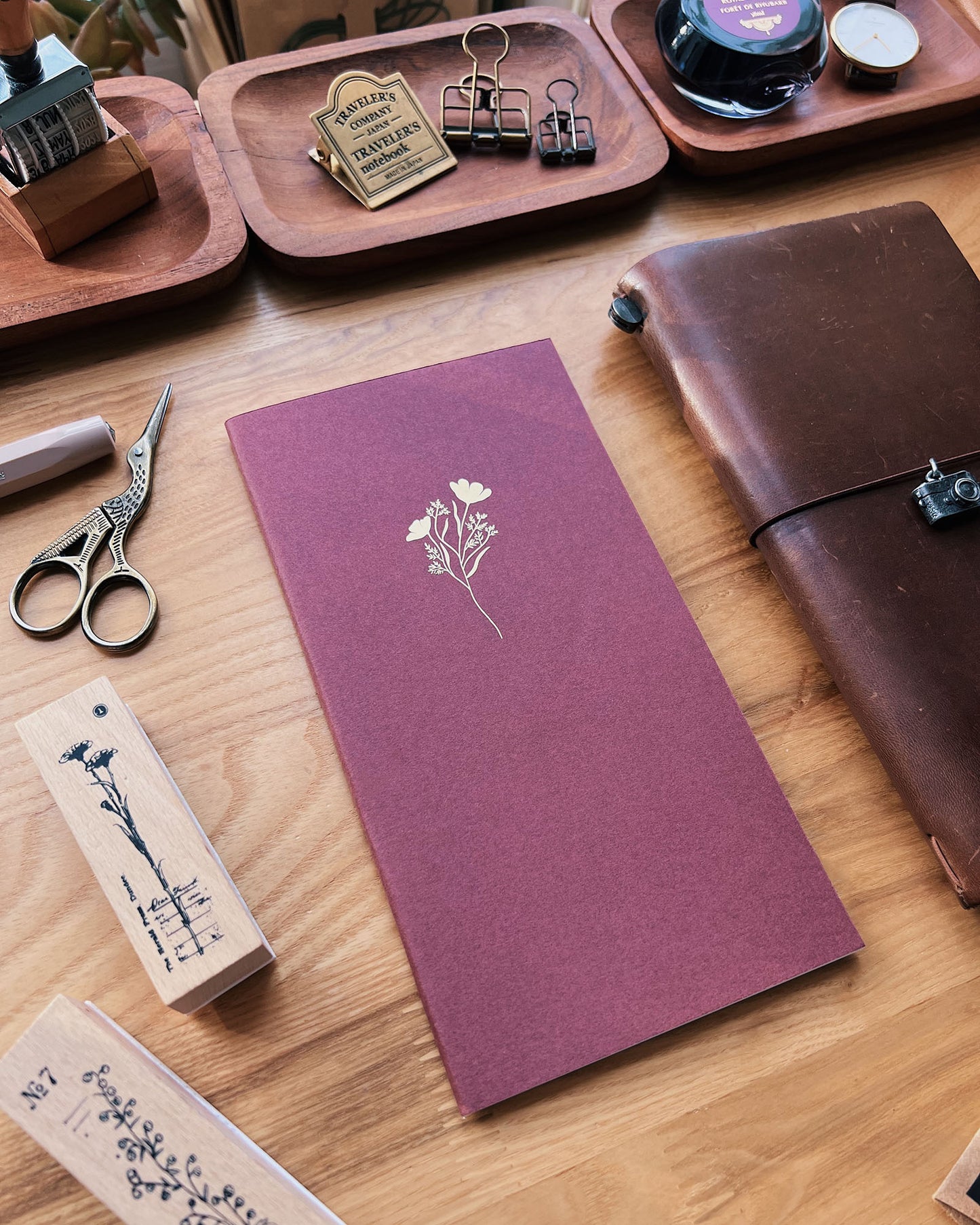 Sarica Studio - Floral notebook - Regular/Standard size TN