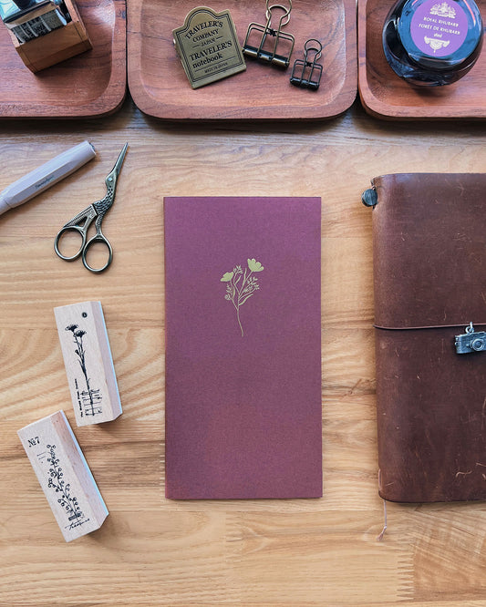 Sarica Studio - Floral notebook - Regular/Standard size TN