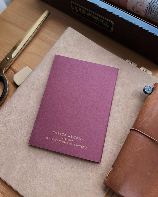 Sarica Studio - Floral notebook - Passport size TN