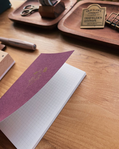 Sarica Studio - Floral notebook - Passport size TN