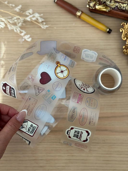 PRE-ORDER - Kolour Cafe - PET tape - Travel Patches