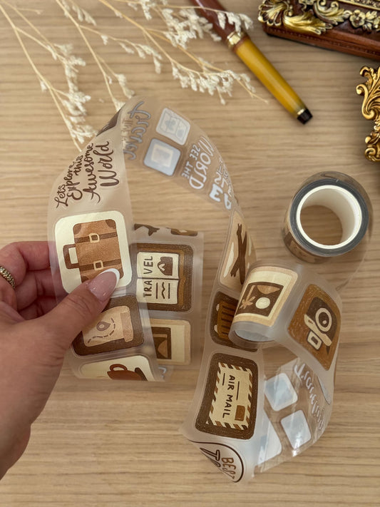 PRE-ORDER - Kolour Cafe - PET tape - Travel Boxes and Quotes