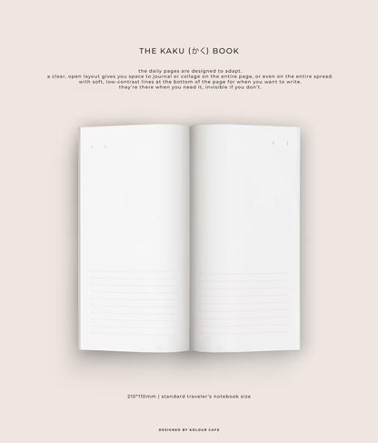 Kolourcafe - KAKU notebook - regular size (3 colors)