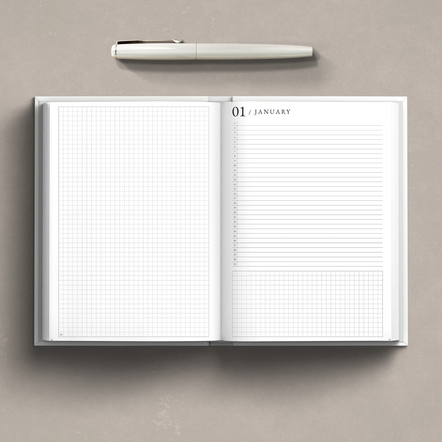 [PRE-ORDER] Faded Chronicle 2026 A5 Planner – Hybrid Full Year