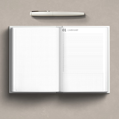 [PRE-ORDER] Faded Chronicle 2026 A5 Planner – Hybrid Full Year