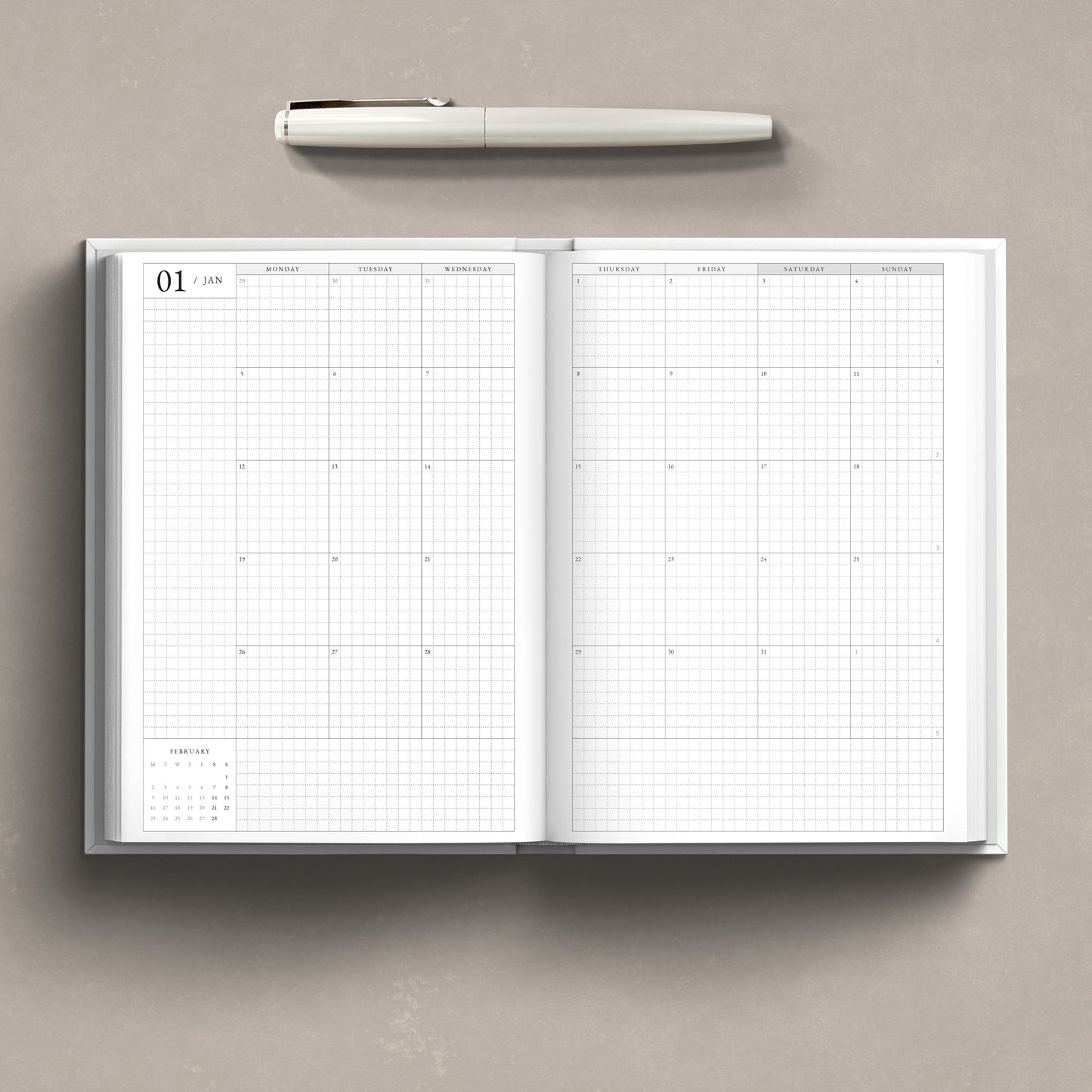 [PRE-ORDER] Faded Chronicle 2026 A5 Planner – Hybrid Full Year