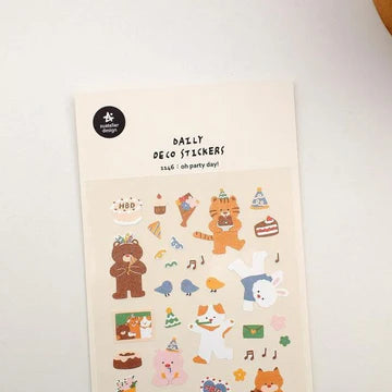 1146 - oh party day - Stickersheet