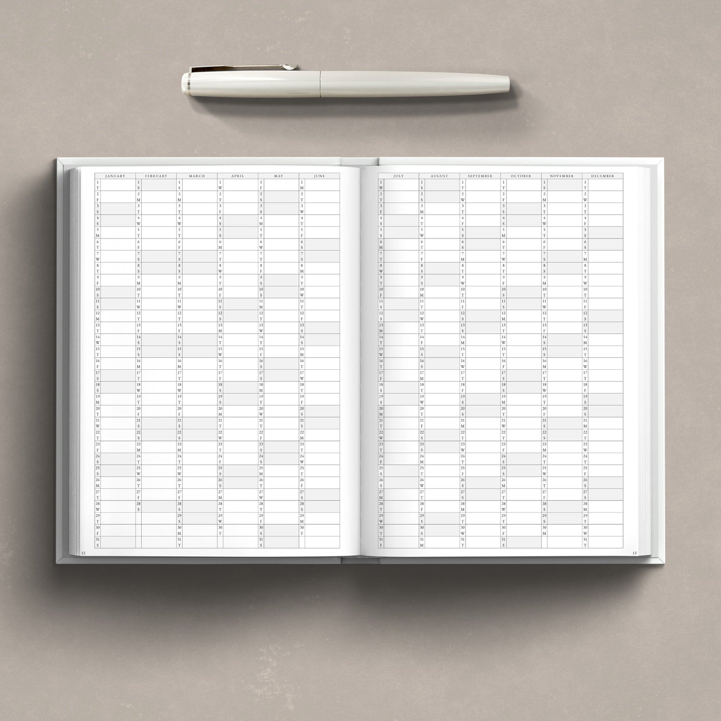 [PRE-ORDER] Faded Chronicle 2026 A5 Planner – Hybrid Full Year