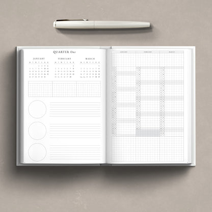 [PRE-ORDER] Faded Chronicle 2026 A5 Planner – Hybrid Full Year